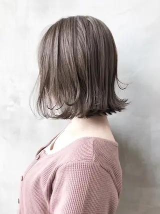 ミディアム カラー パーマ ヘアアレンジ TOMO GEEKS代表のヘアスタイル