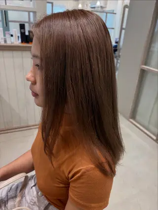 ロング カラー つちだ ゆうひ / 暗髪カラー⟡.·のヘアスタイル