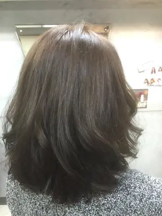 ミディアム 野坂 宏之のヘアスタイル