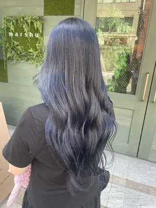 ロング カラー 石川 聖奈のヘアスタイル