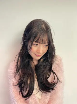 ロング レイヤー/デジパ SAKIのヘアスタイル