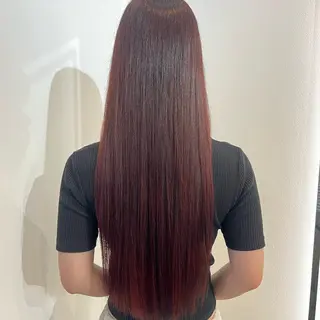 ロング カラー aoi/モデル様 募集中🩵/群馬のヘアスタイル