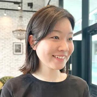 ミディアム 好光 優香のヘアスタイル