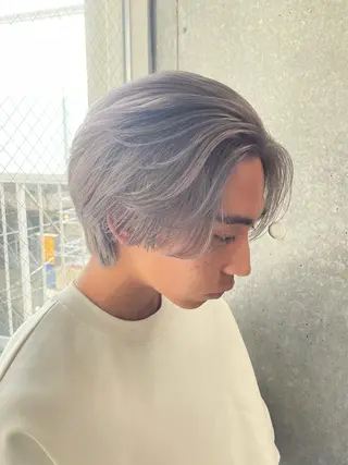 カラー メンズ メンズモテパーマ💙 fuwaのヘアスタイル