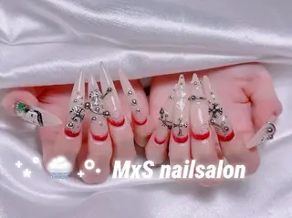ネイル MxS Nail 【長さだし/フィルイン/マグネット/ワンホンネイル/韓国ネイル/パラジェル】所属・M×S Nail みなのネイルデザイン