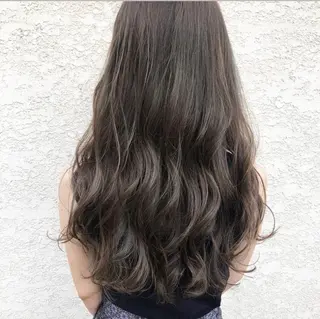 ロング カラー パーマ ヘアアレンジ メンズ キッズ マツエク・マツパ Luela堅田所属・田中 裕士のヘアスタイル