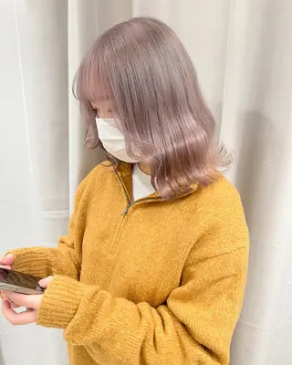 ショート カラー レイヤーカット/ボブ 韓国ヘア🪄REN.のヘアスタイル