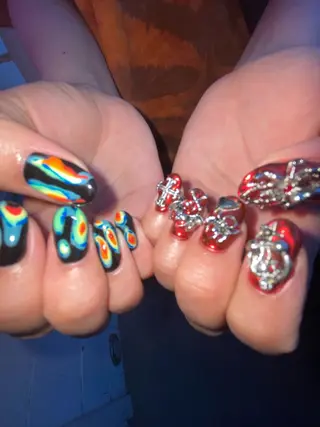 ネイル .unff所属・hana (..)個 性派/メンズネイル◎のネイルデザイン