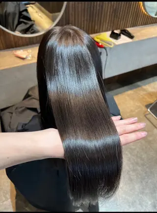 ミディアム カラー ✨髪質改善 縮毛矯正 艶髪 立川 コウキ✨のヘアスタイル