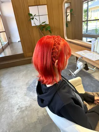 ミディアム カラー フラム所属・WATANABE MISAKIのヘアスタイル