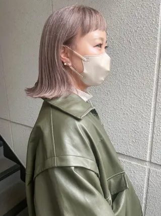 ミディアム カラー カラーパティシエ facce🌼ikoのヘアスタイル