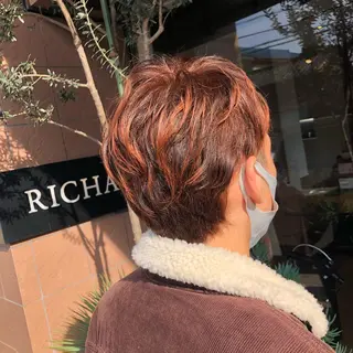 カラー メンズ RICHAIR　山﨑 直也のヘアスタイル