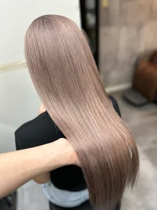 ロング カラー 難波ブリーチカラー 伊藤洋輝のヘアスタイル