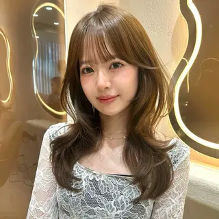 ロング カラー 柔らかいガーリーヘア 🎀Mahiroのヘアスタイル