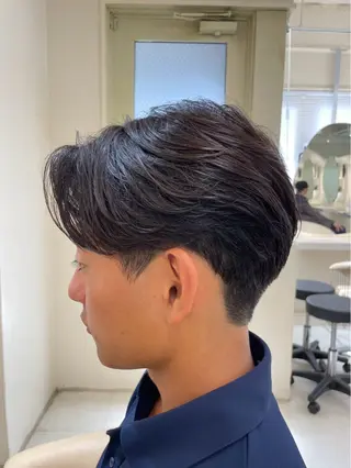 メンズ スパイキーショート/ センターパート/奈菜のヘアスタイル