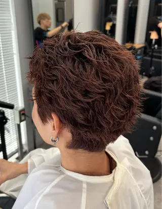 ショート パーマ メンズ メンズカットNo.1 杉並区のパーマ二スタのヘアスタイル