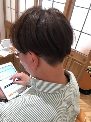 ショート カラー -5歳大人ﾊｲﾗｲﾄ ✨津嘉山のヘアスタイル