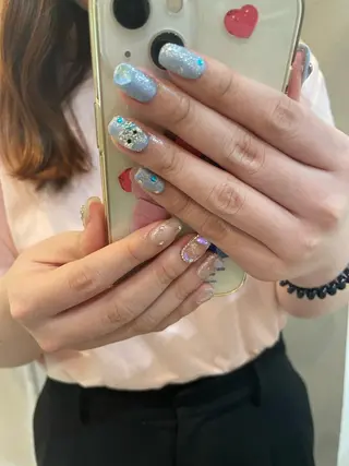 ネイル 束感まつ毛/ネイル/ LED♥KIRARAのマツエク・マツパデザイン