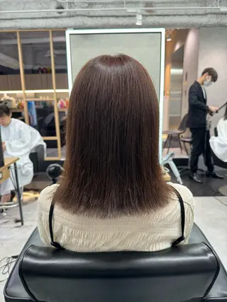ミディアム カラー 吉満 翔のヘアスタイル