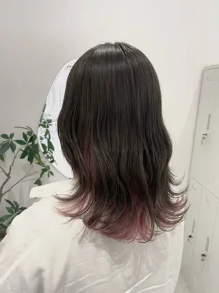 ミディアム Tink　天神店所属・今村賢治/メンズ/ レイヤー✨艶カラーのヘアスタイル