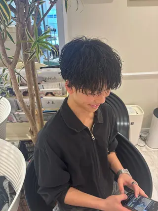 パーマ メンズ カーリーパーマ/ パーマ/SAKURAのヘアスタイル