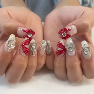 ネイル 💎🐰 saki. m 🐰💎のネイルデザイン