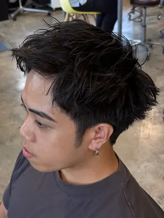 ショート メンズカットパーマ /岐阜/yudaiのヘアスタイル