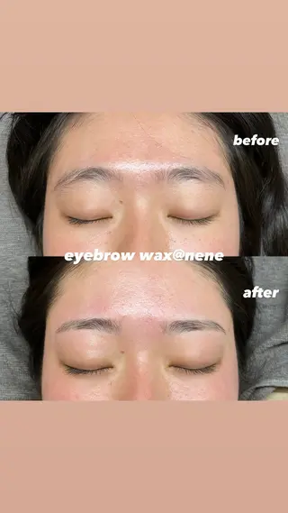 アイブロウ 垢抜け美眉wax 肌質改善🤍Neneの眉毛・アイブロウイメージ