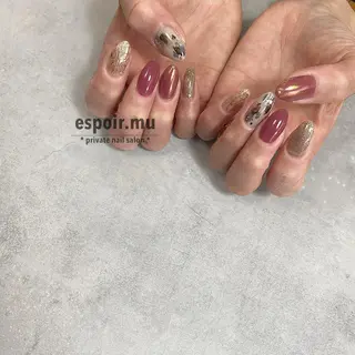 セミロング ネイル espoir. muのネイルデザイン