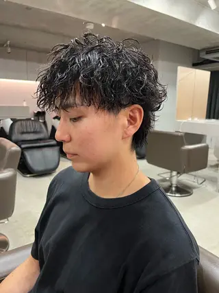 ショート パーマ メンズ ショートカット無料/ 小顔ショートのヘアスタイル