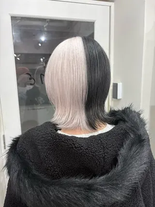 ショート カラー ハイトーン/ウルフ /小澤凌祐🦕のヘアスタイル