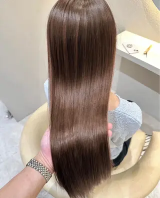 ロング 縮毛矯正/レイヤー 松田空優哉のヘアスタイル