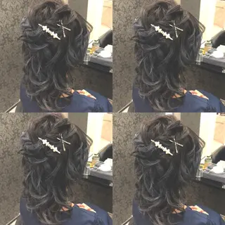 ミディアム ヘアアレンジ 🌷MAYU 🌷のヘアスタイル