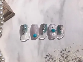 ネイル ネイルPetit Ribbonのネイルデザイン