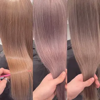 ショート カラー ネイル 🤍ベージュ×艶髪 🤍Ryuta🤍のヘアスタイル