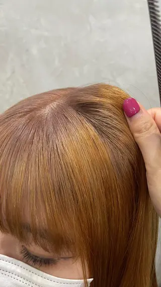 カラー MaisonHALU 松浦光咲のヘアスタイル