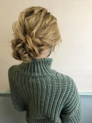 ヘアアレンジ 難波/白髪ぼかし/ KAORIのヘアスタイル