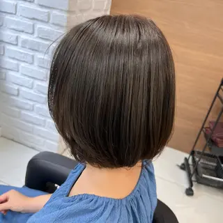 ミディアム カラー 【センターパート/ マッシュ】ryokaのヘアスタイル