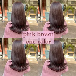 ロング カラー ピンクカラー🎀/ ミルクティー🍼花音のヘアスタイル