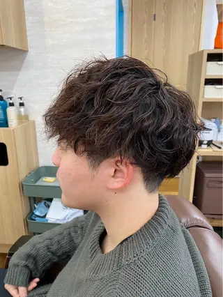 ショート メンズ ブラケン 恵太　アンソニーのヘアスタイル