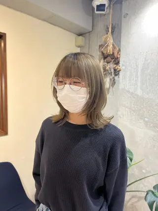 ミディアム mizo /ケアカラー/登戸のヘアスタイル