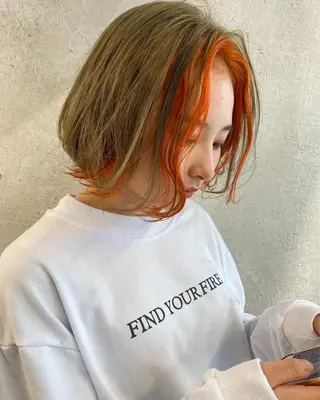 ショート カラー ヘアアレンジ 【池袋/スパイキー ショート】ⓝⓘⓜⓤのヘアスタイル