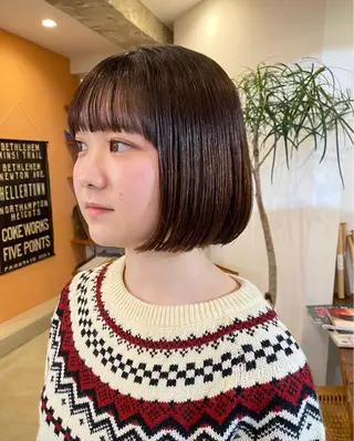 ショート カラー longtemps所属・竹内 柚子のヘアスタイル