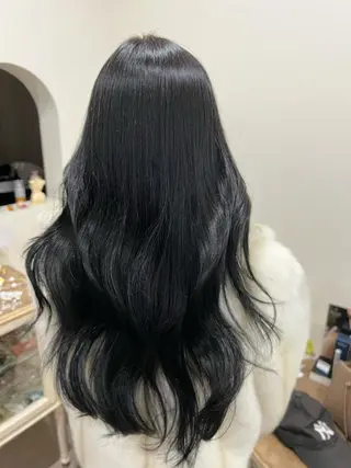 ロング カラー HONO/韓国 🇰🇷大阪エクステのヘアスタイル