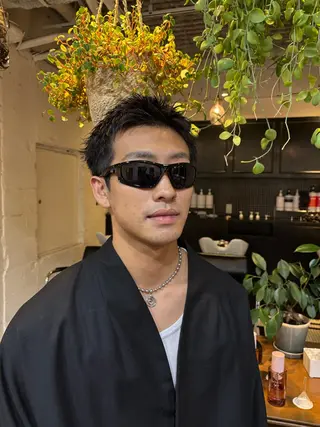 ショート カラー ヘアアレンジ メンズ green所属・⚡️Hiroto/ colorのヘアスタイル