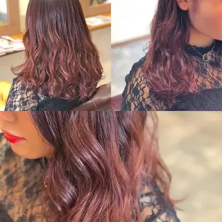 セミロング カラー hair salon Ranun髪質改善のヘアスタイル