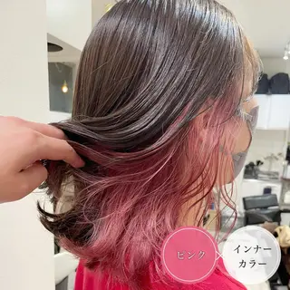 ミディアム カラー アンブレラカラー💫 フェイスフレーミングのヘアスタイル