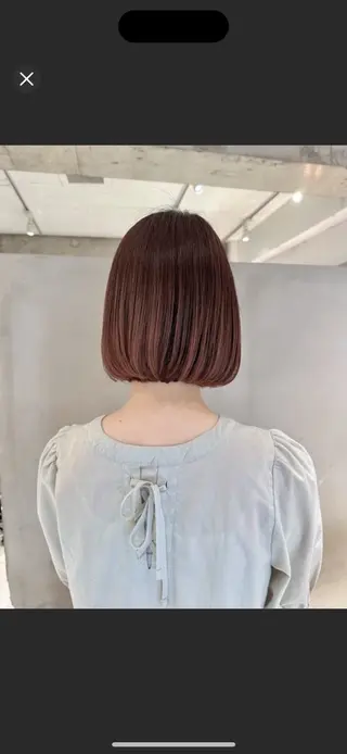 ミディアム 小顔顔周り/ショート 吉田ジョウのヘアスタイル