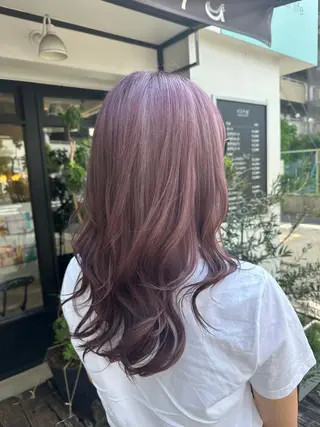 ロング カラー yuu 練習モデル募集のヘアスタイル