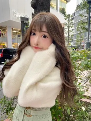 ロング 韓国レイヤー/透明感 カラー🦋mioのヘアスタイル